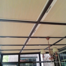 motorized skylight shade honeycomb blinds